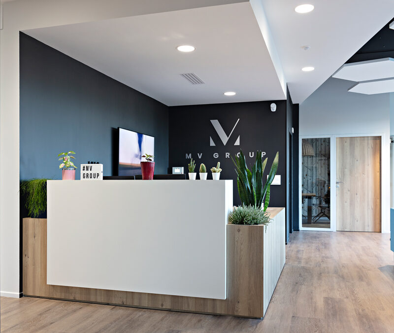 Focus réalisation : Aménagement du nouveau siège social de MV Group à Cesson-Sévigné (35)