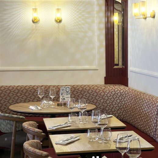 agencement interieur du restaurant Villa Tredici